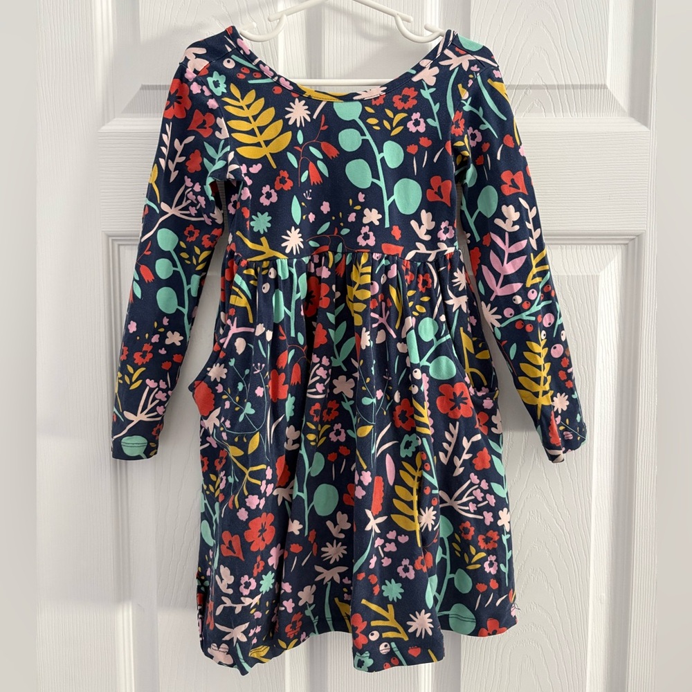 Hanna Andersson Navy Floral Dress
